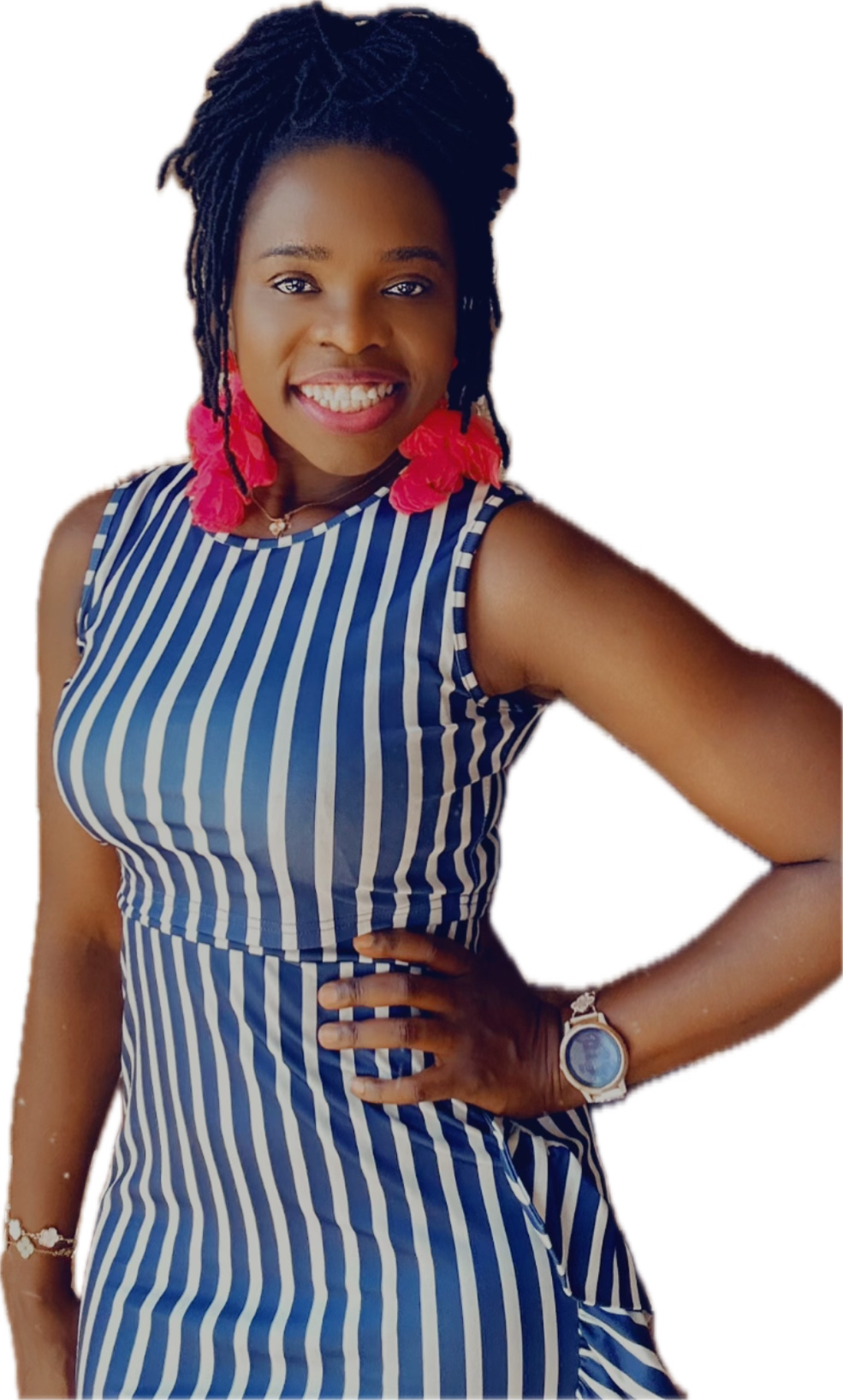 Dr. Esona Fomuso smiling in professional attire