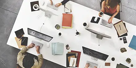 Modern technology consulting workspace